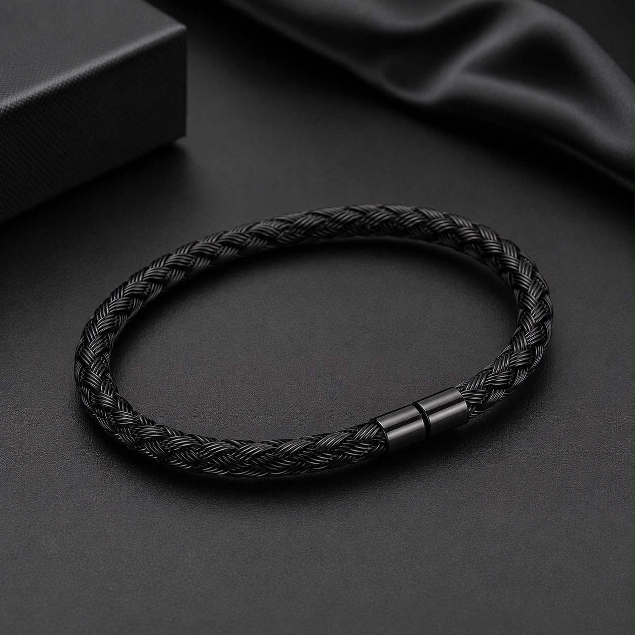Stainless Steel Braided Kara - Image 2