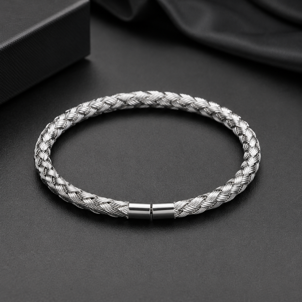 Stainless Steel Braided Kara